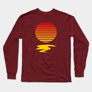 Retro Sunset Long Sleeve T-Shirt